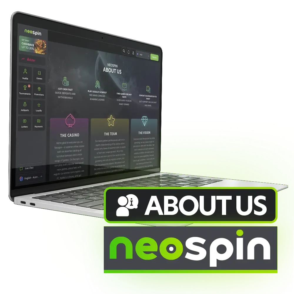 Neospin allows you to enjoy old favourites and newly released games.