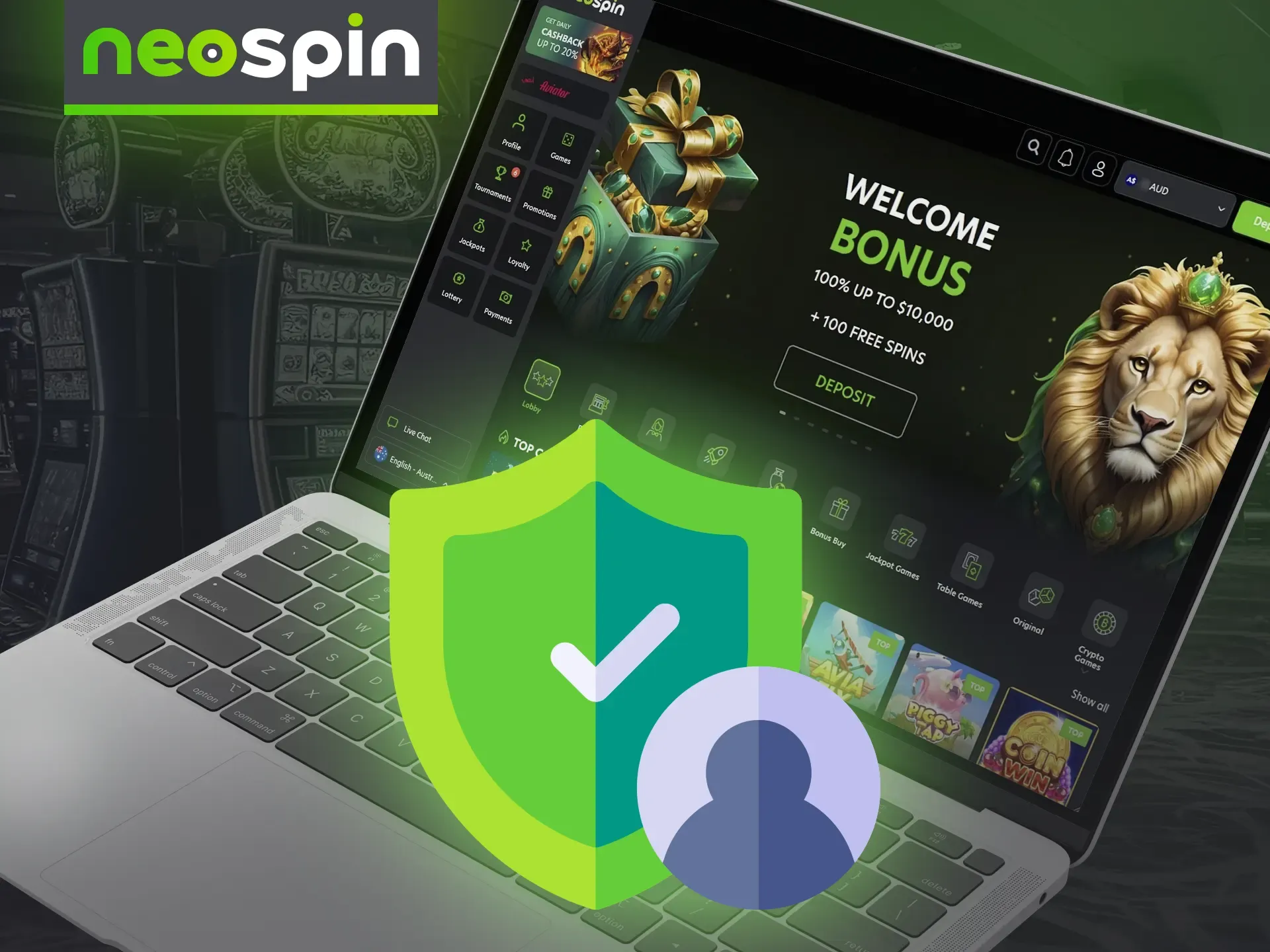 It is safe to play at Neospin casino platform.