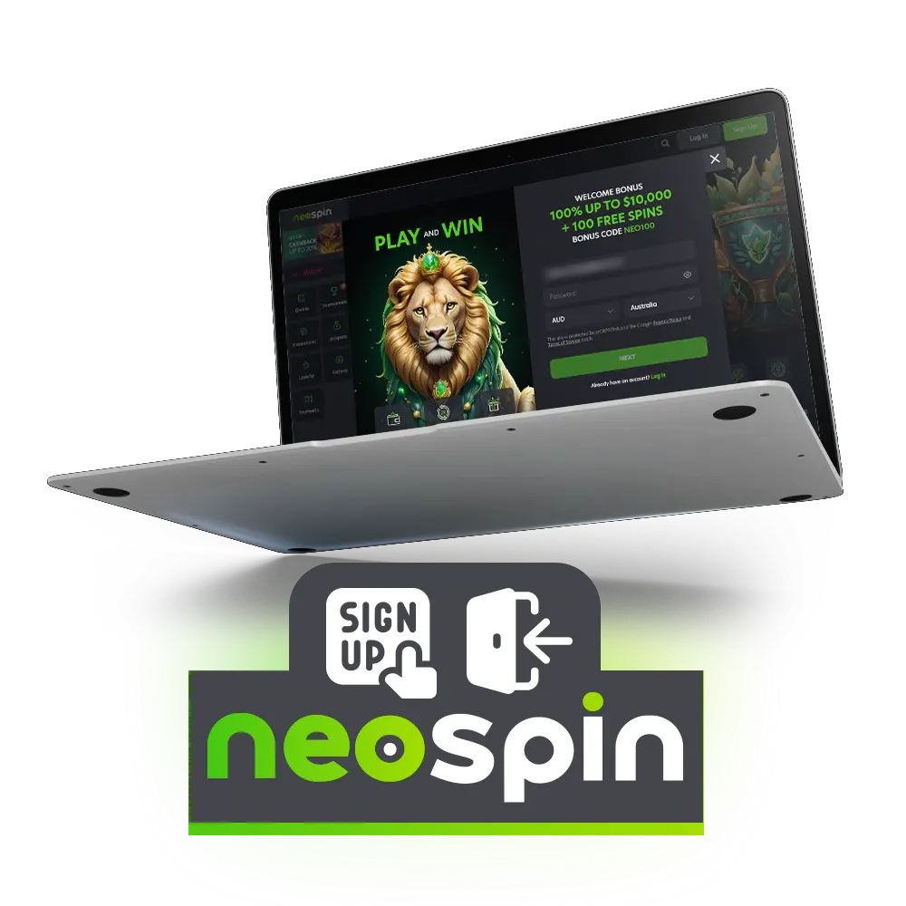 You must create an account if you want to play at Neospin.