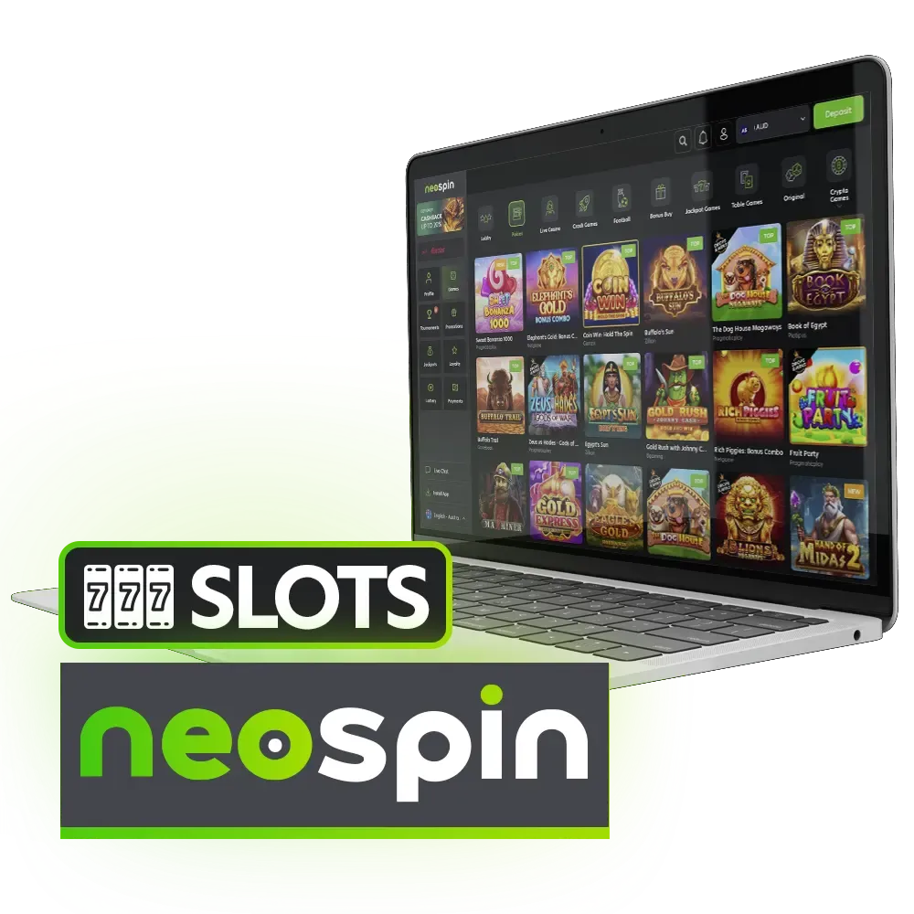 Play Neospin slots in Australia.